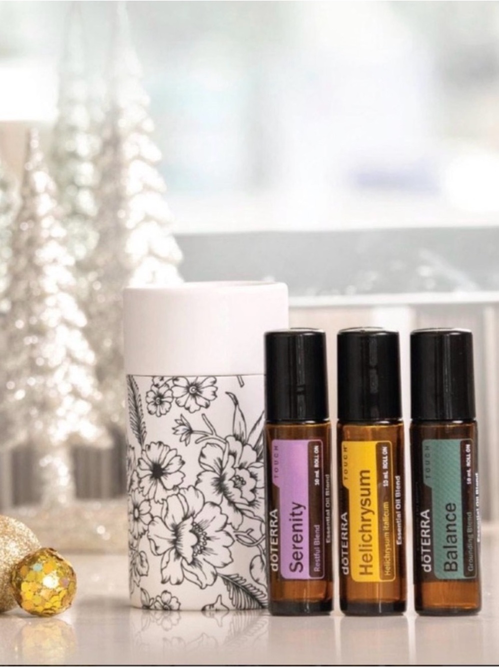 New DoTerra Touch Trio Rollerball Set SERENITY HELICHRYSUM BALANCE Essential Oil
